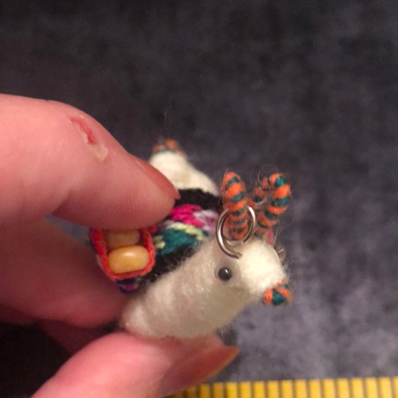 Colorful Wool Llama Figurines—lot of 2 - Picture 9 of 10